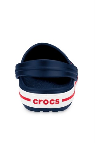 Crocs Lacivert Unisex Crocband Kenarı Kırmızı