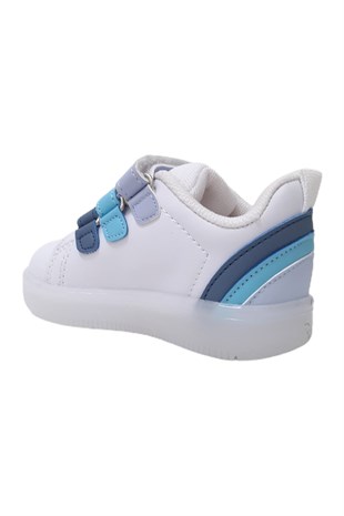 Işıklı Çocuk Spor Ayakkabı Beyaz Mavi