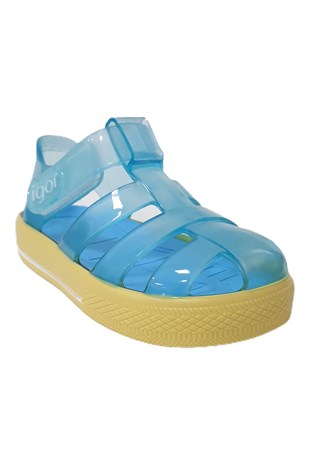 Mavi Sarı İgor Star Sandalet Çocuk