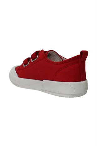 Vicco Luffy Keten Işıklı Bebek Spor Ayakkabısı Kırmızı