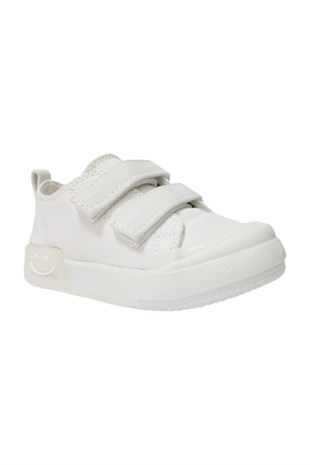 Vicco Luffy Keten Işıklı Bebek Spor Ayakkabısı Beyaz