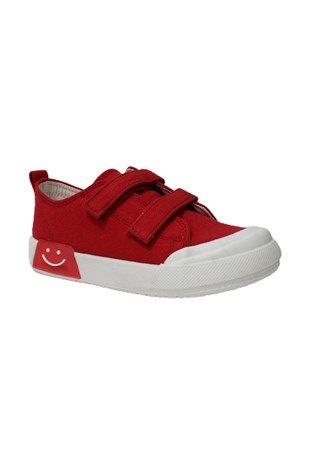 Vicco Luffy Keten Işıklı Bebek Spor Ayakkabısı Kırmızı