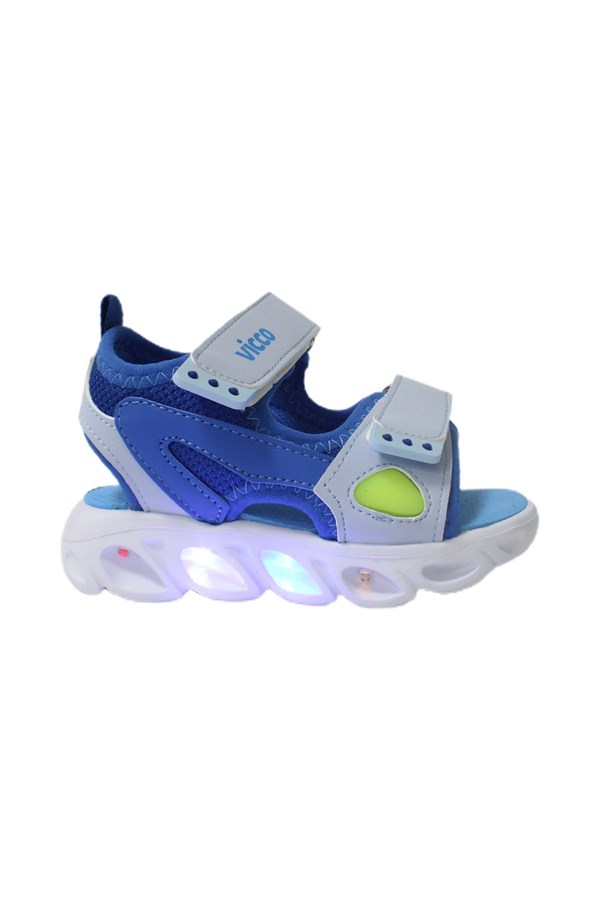 Vicco Roy Işıklı Bebek Sandalet Mavi